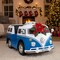 12V Volkswagen Ride-On Bus for Kids with LED Lights and Cup Holder